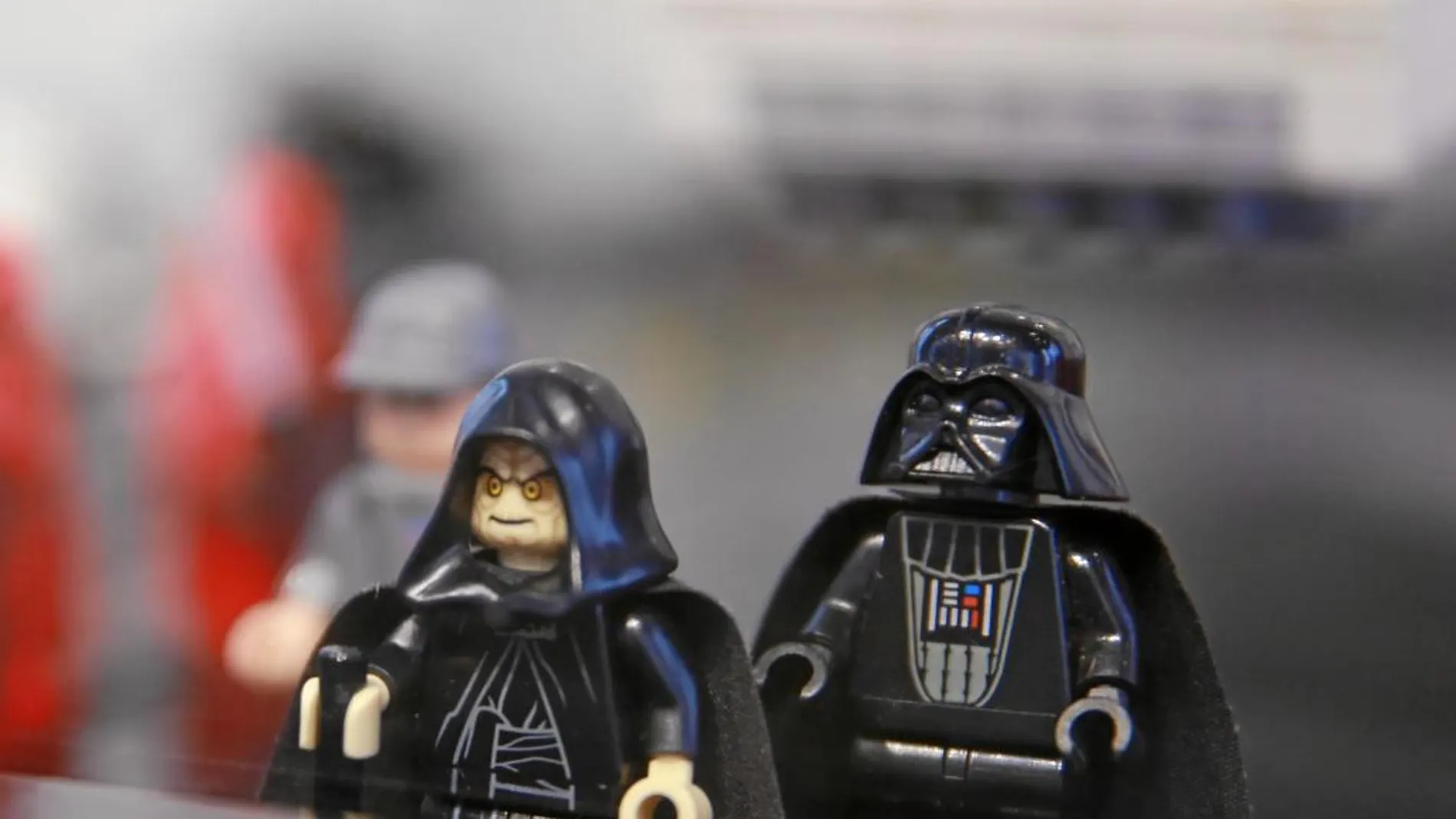 Una de las figuras de Lego Star Wars que forma parte de la muestra