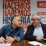 El secretario general de CC OO, Ignacio Fernández Toxo, desató las hostilidades al término de la reunión del jueves