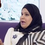 Mariam Al-Sohel durante una entrevista