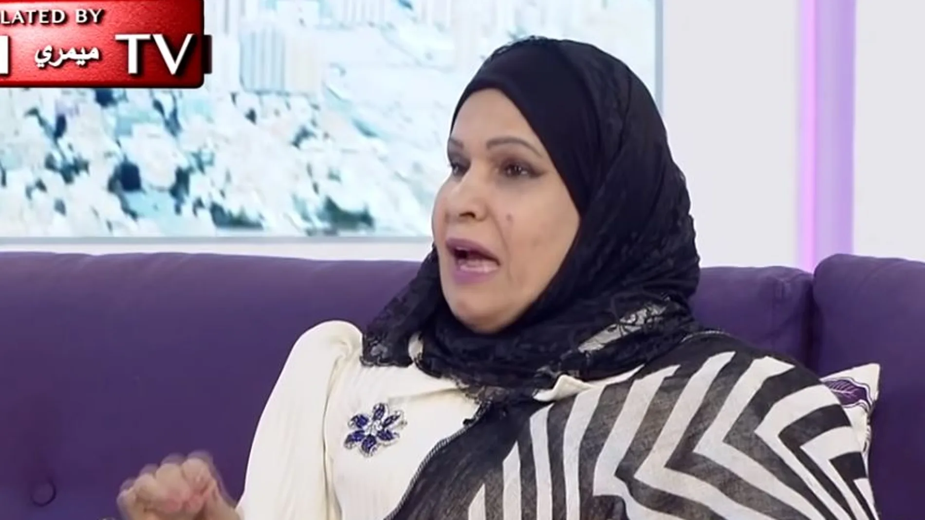 Mariam Al-Sohel durante una entrevista