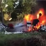  Un joven de 17 años logra escapar de una avioneta en llamas en EEUU