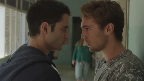Escena de la serie «Merlí»