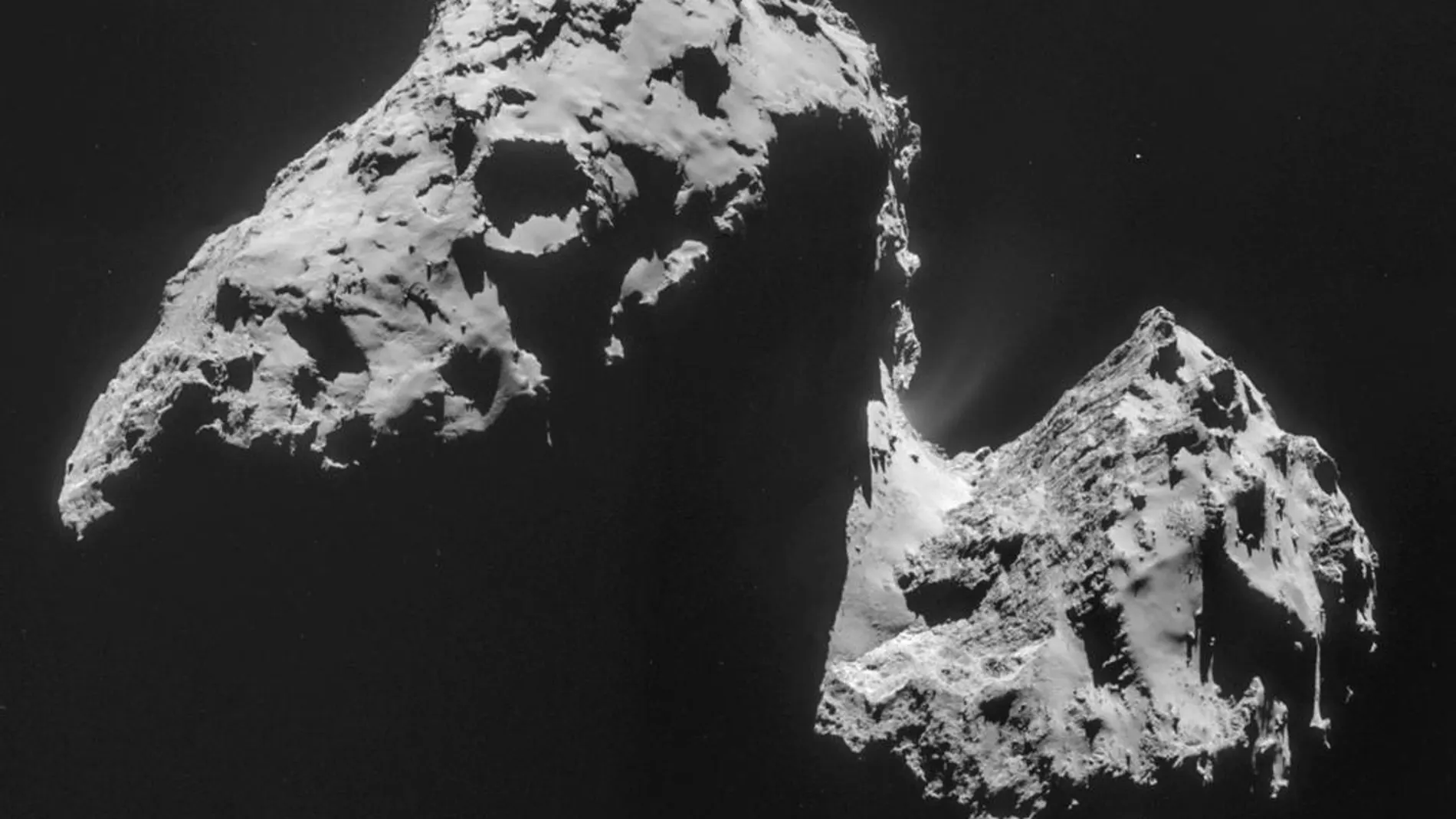 El cometa 67/P Churyumov-Gerasimenko, captado por Rosetta