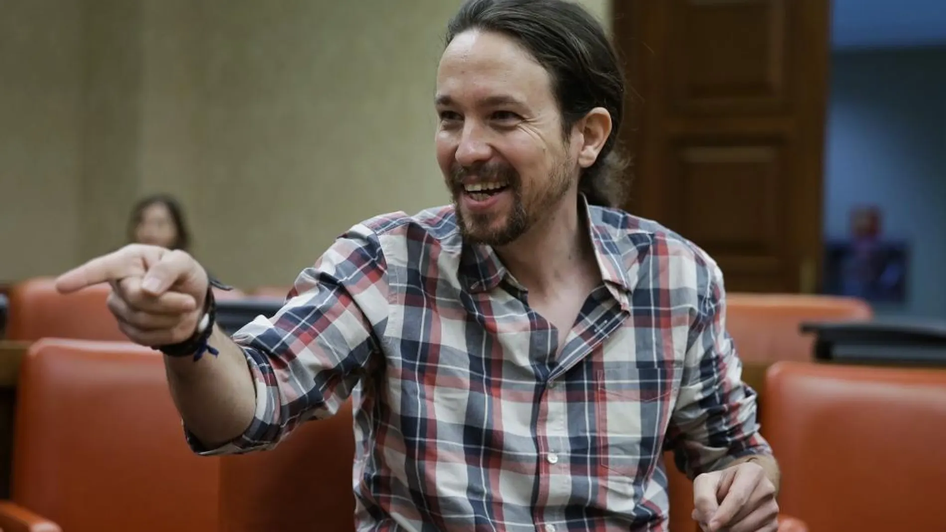 El líder de Podemos, Pablo Iglesias