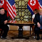 El presidente de EE UU, Donald Trump, junto al dictador norcoreano Kim Jong-un