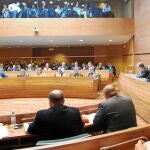 Alfonso Rus presidió ayer el pleno de la Diputación en el que se aprobó la liquidación de las cuentas de 2011