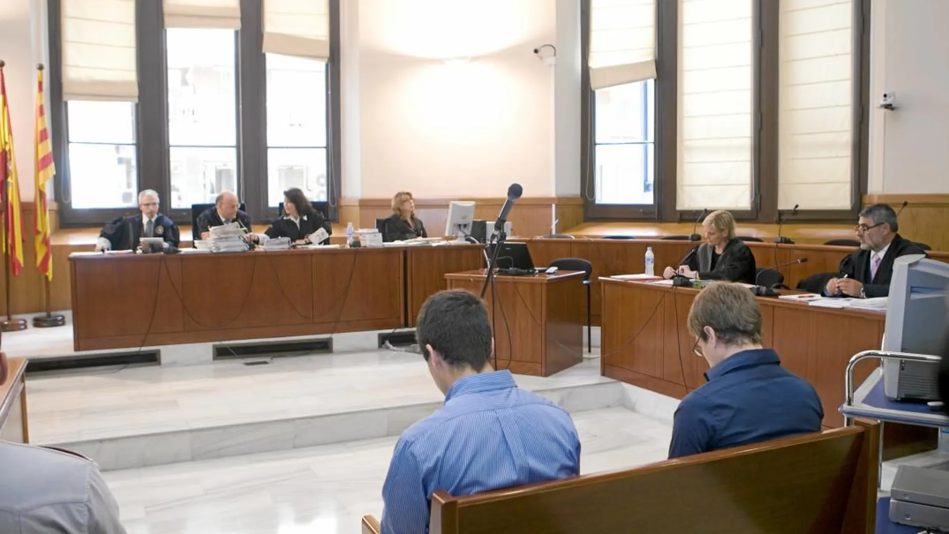 En la imagen, una sesión de un juicio celebrado en la Audiencia de Barcelona