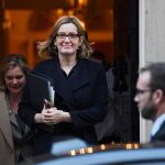 La ministra británica de Interior, Amber Rudd