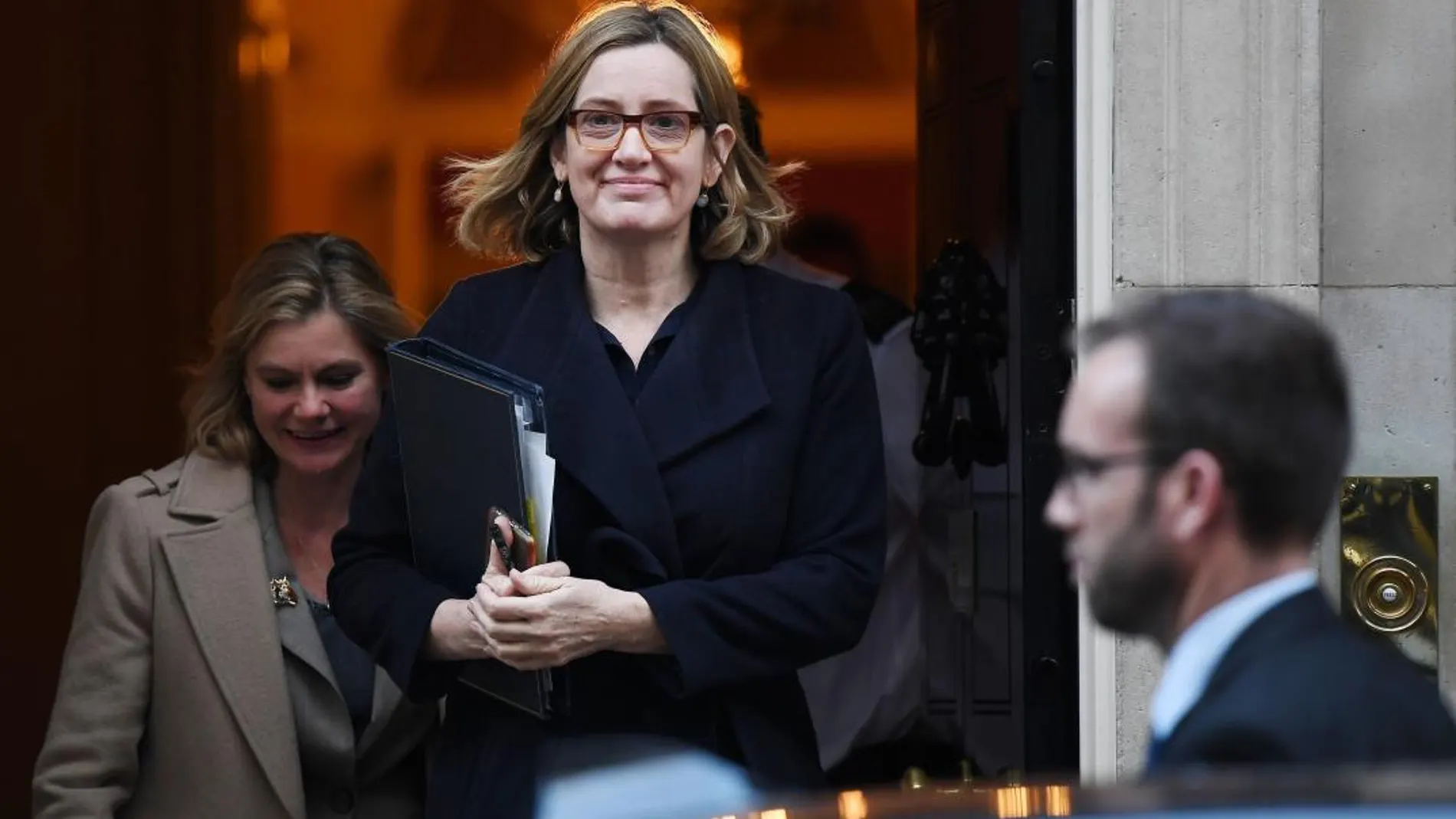 La ministra británica de Interior, Amber Rudd