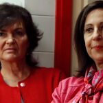 Carmen Calvo y Margarita Robles en una imagen de archivo. Efe/ Javier Lizon