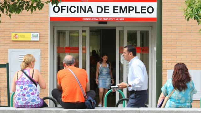 Imagen de archivo de una oficina de empleo. 