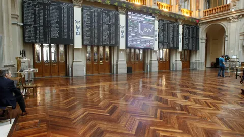 Paneles informativos de la Bolsa de Madrid/Javier Fernández Largo