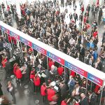 Imagen que demuestra la afluencia de público al Mobile World Congress
