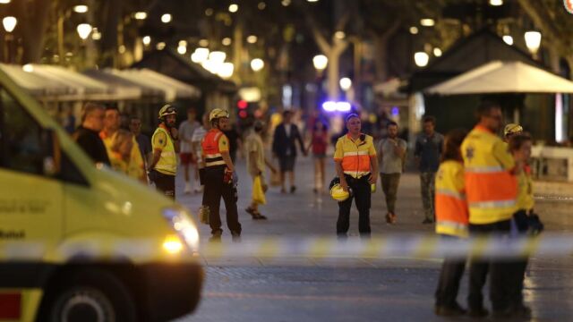 Imágenes de La Rambla tras el atentado