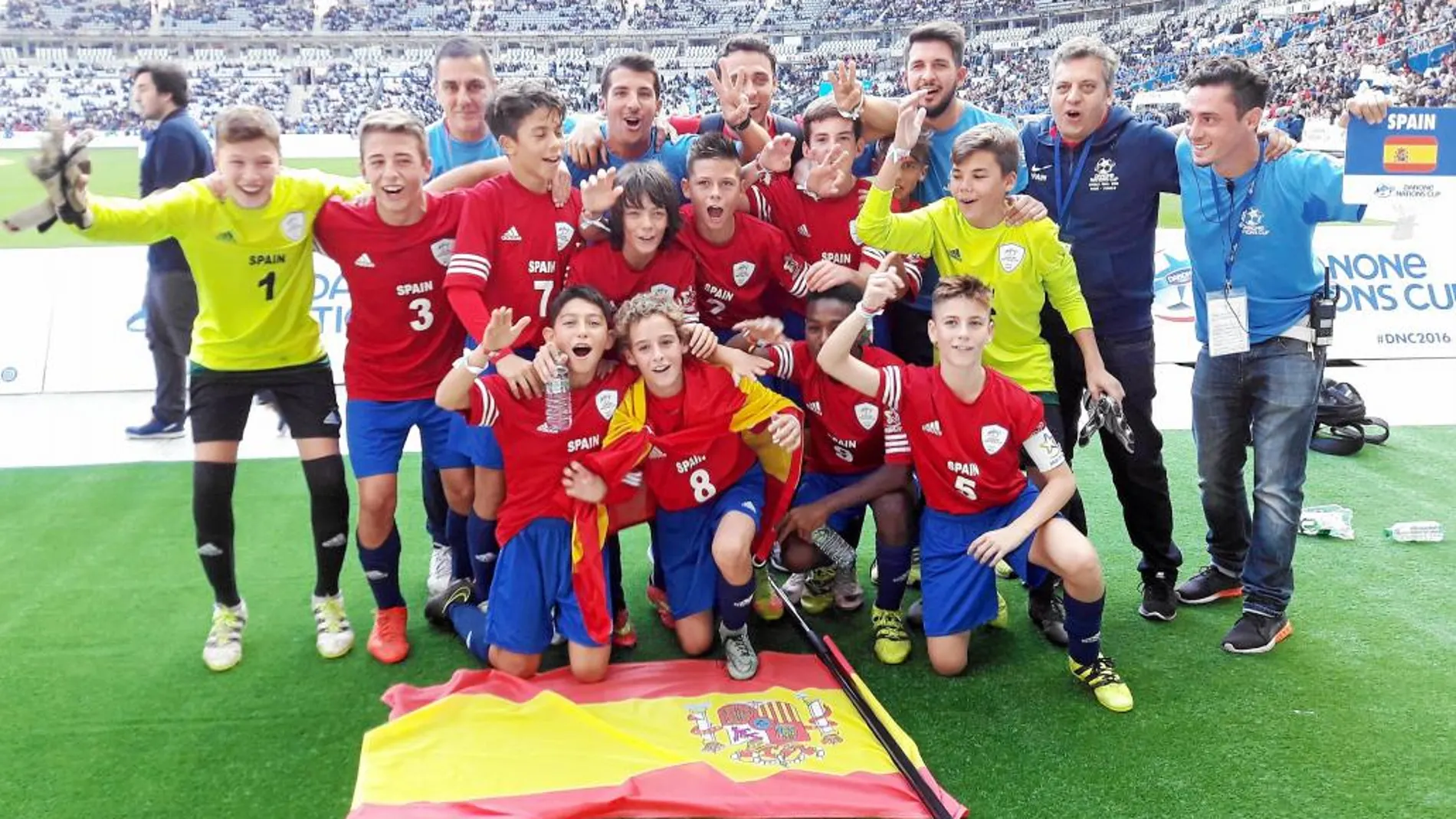 El Sevilla representó a España en la Danone Nations Cup y terminó tercero