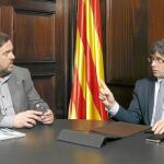 Junqueras y Puigdemont, en una imagen de archivo, ya pactaron el calendario de la cuestión de confianza (segunda quincena de septiembre)