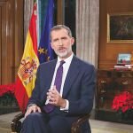 Felipe VI, durante el discurso de Navidad que pronunció la pasada Nochebuena