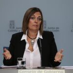 La portavoz de la Junta, Milagros Marcos, informa de los contenidos del Consejo de Gobierno