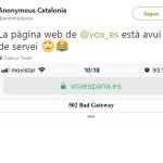 Vox reconoce que hoy “se han recrudecido los ataques contra su página web”