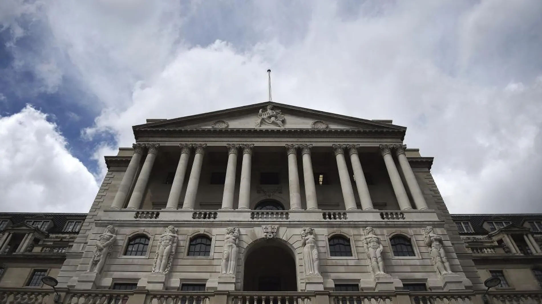 Vista del exterior del Banco de Inglaterra en Londres, Reino Unido