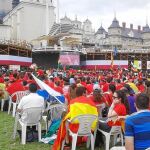 Un total de 9.000 jóvenes españoles se dieron cita ayer en Czestochowa