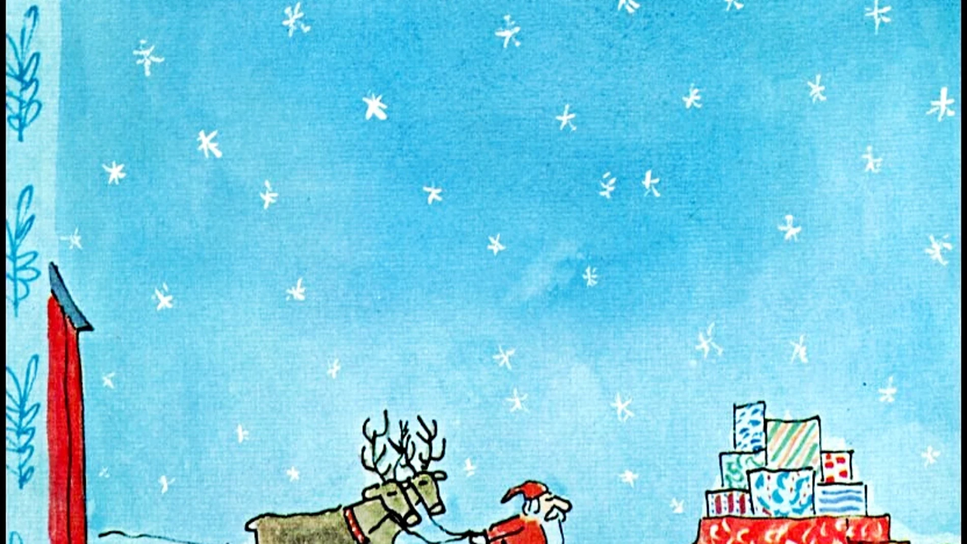 La revista «New Yorker» siempre ha buscado el lado satírico y absurdo de las Navidades, como el genial ilustrador francés Sampé, del que Norma acaba de editar «Sampé en Nueva York»