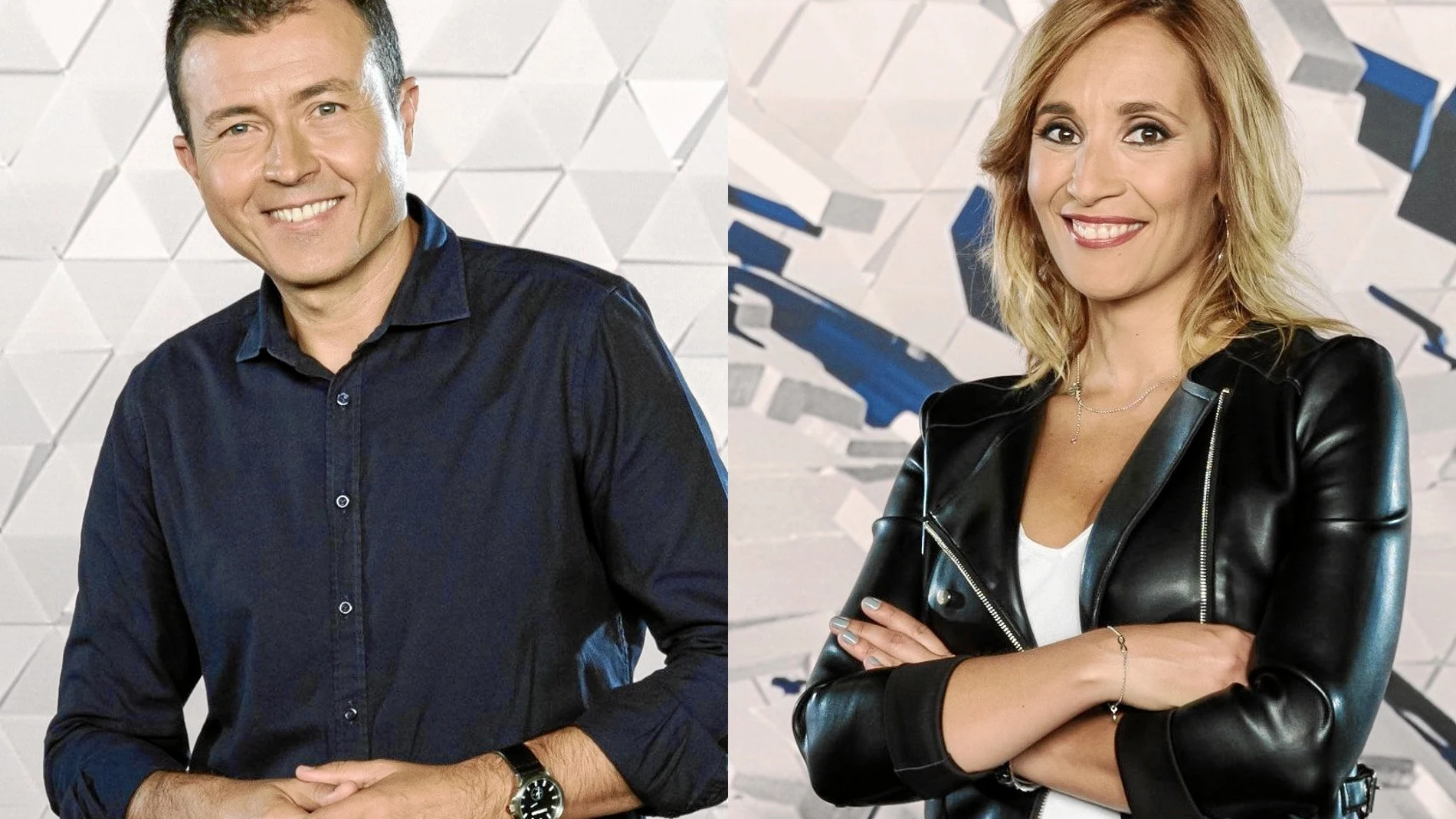Manu Sánchez y Rocío Martinez, presentadores de los deportes de Antena 3 / Atresmedia