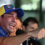 El dos veces candidato a la Presidencia de Venezuela Henrique Capriles