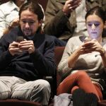 Imagen de la pareja formada por Irene Montero y Pablo Iglesias