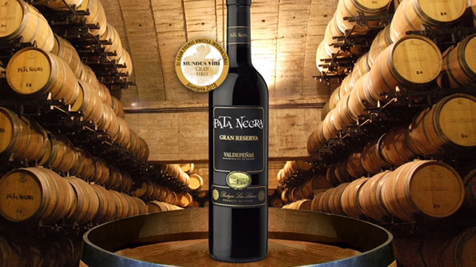 Mundus Vini, otorga a Pata Negra Gran Reserva Valdepeñas 2009 el reconocimiento del Gran Oro