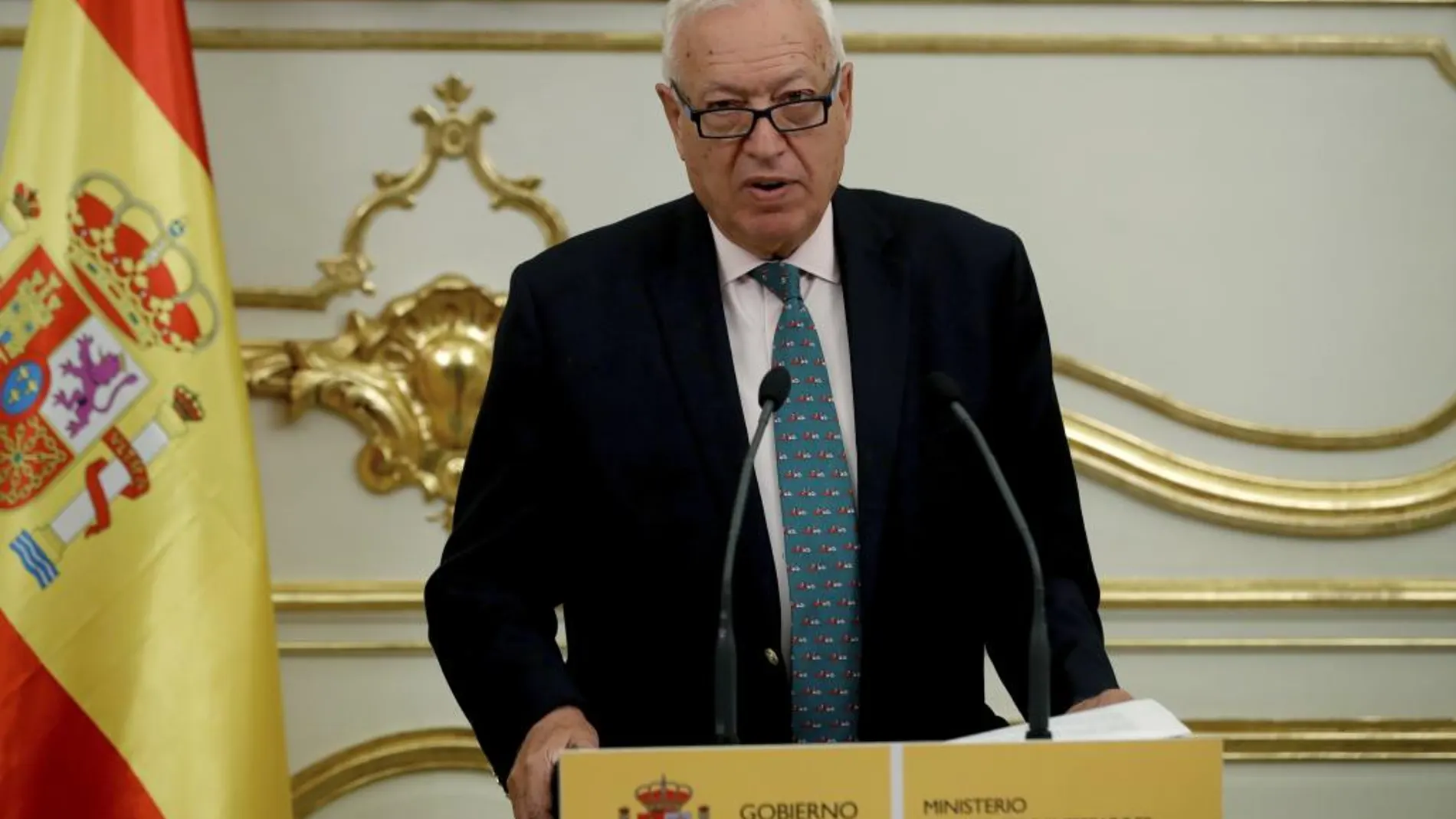 El ministro de Exteriores en funciones, José Manuel García-Margallo