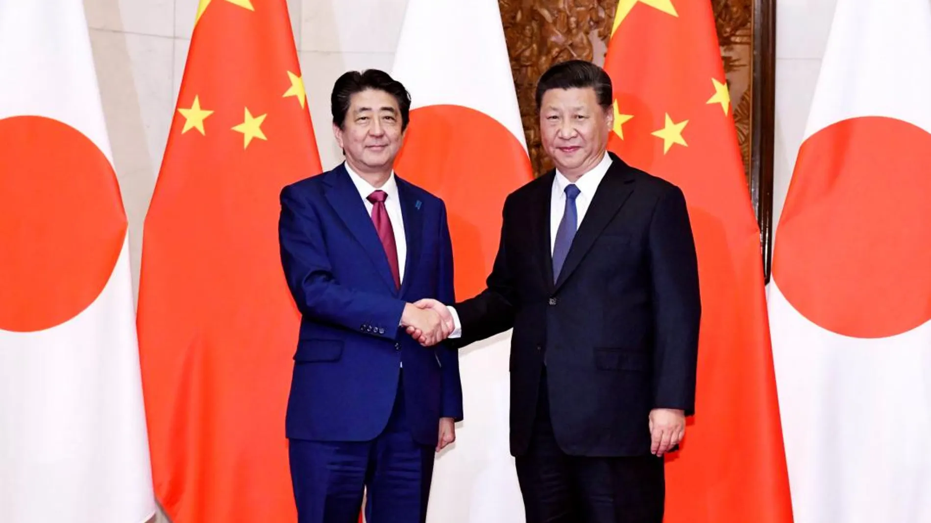 Shinzo Abe y Xi Jinping/Foto: Efe