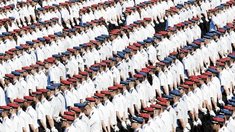 Ceremonia de graduación de una promoción de los Mossos d’Esquadra en Barcelona