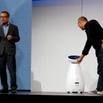 Demostración de cómo funciona el Samsung Bot Care durante el CES 2019 / Reuters
