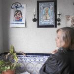 Rosa, prima de la abuela de Gabriel, recuerda en su casa de Las Hortichuelas al pequeño Gabriel