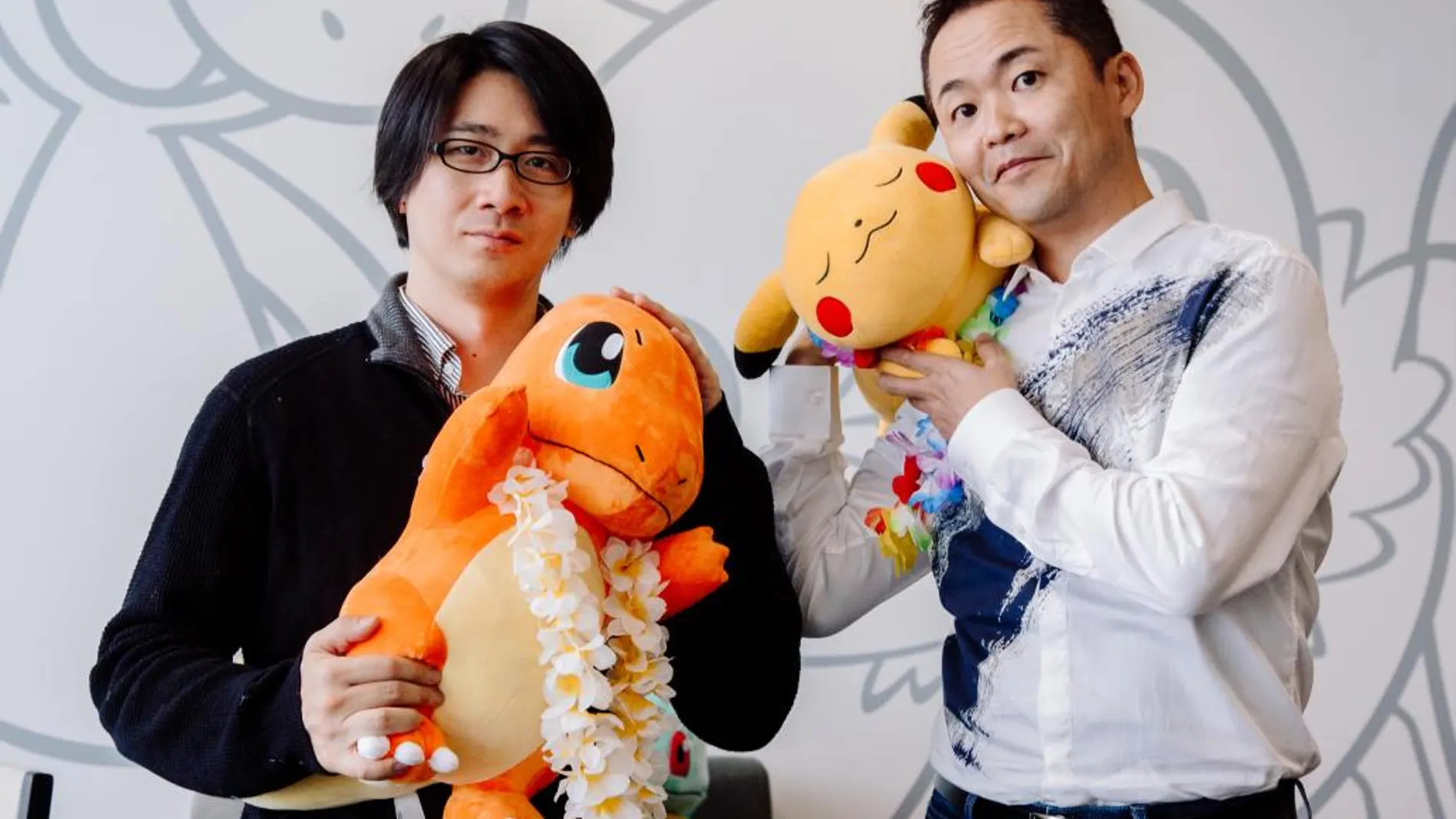 Shigeru Ohmor, el nuevo director de «Pokémon», junto a Junichi Masuda