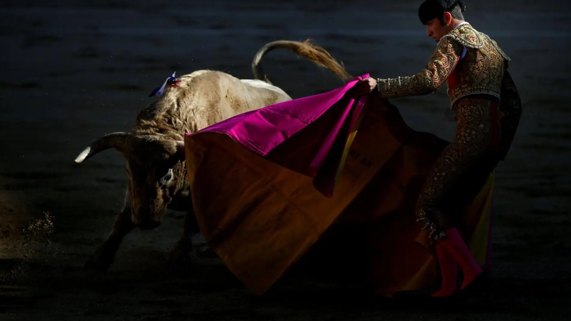 Adrián Henche, ayer, en Las Ventas