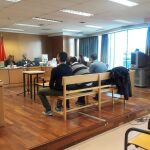 Sesión judicial del pasado día 15 a la Manada de Villalba