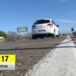 Así es la carretera en la que murió atropellada la joven de 17 años