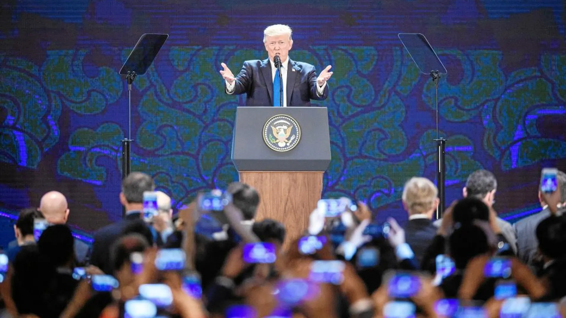 El presidente norteamericano, Donald Trump, recuperó su retórica más fiera contra los supuestos daños de la globalización en Estados Unidos