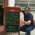  El bar El Galliner de Calella presume de no servir a la Policía Nacional y a la Guardia Civil