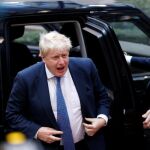 Boris Johnson, a su llegada al Consejo de Ministros de la Unión Europea