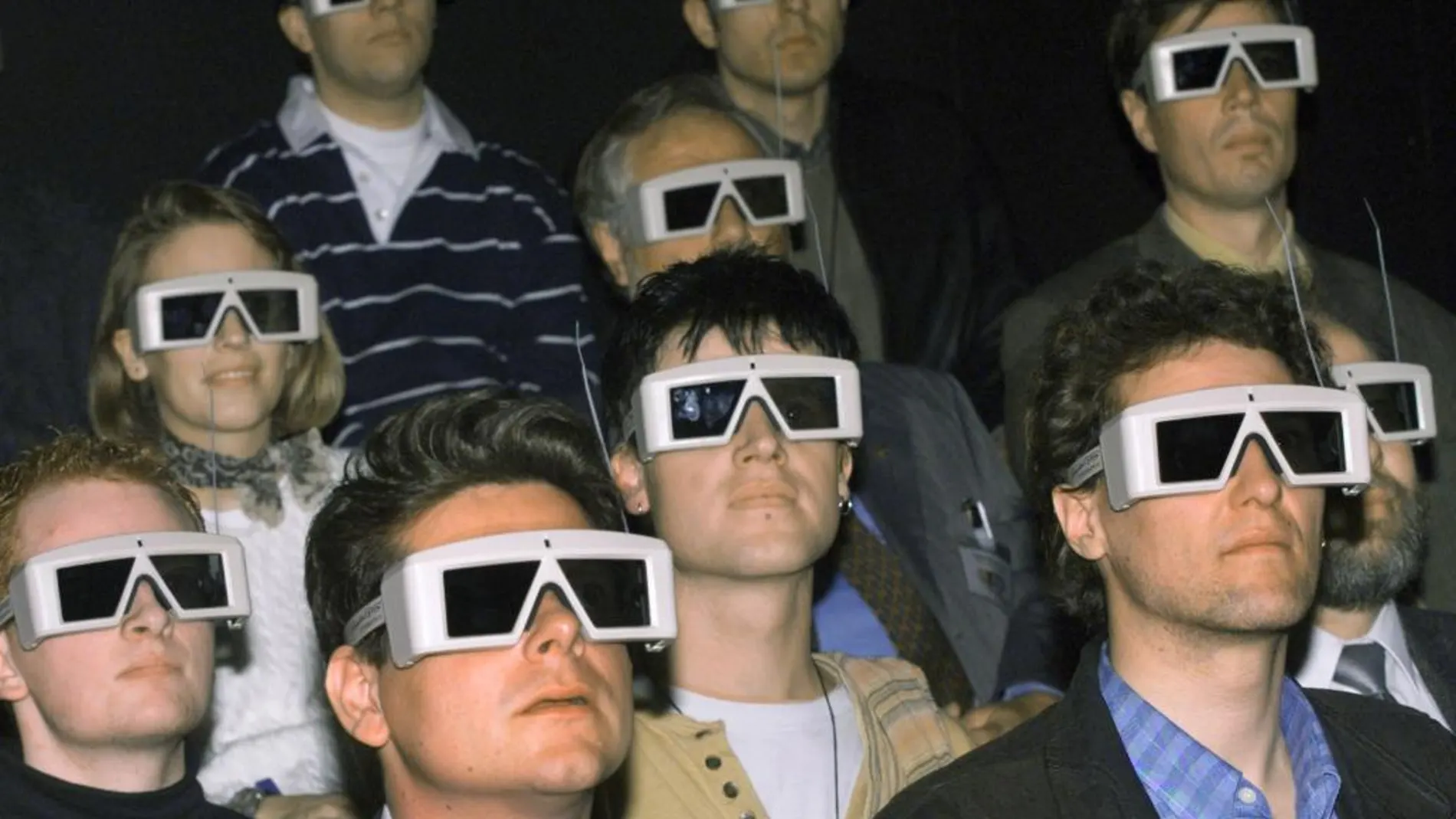 Una demostración de visión en 3D, en una imagen de archivo