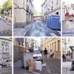 El Ayuntamiento de Madrid colgó a primera hora de ayer en su perfil de Twitter (imágenes de arriba) el resultado de los trabajos de limpieza llevados a cabo en La Latina tras una noche de fiestas de La Paloma. Apenas unas horas después los mismos puntos que el Consistorio había retratado estaban ya cubiertos de basura. Muchos ciudadanos reclamaron en las redes sociales que la limpieza se extienda también a la periferia