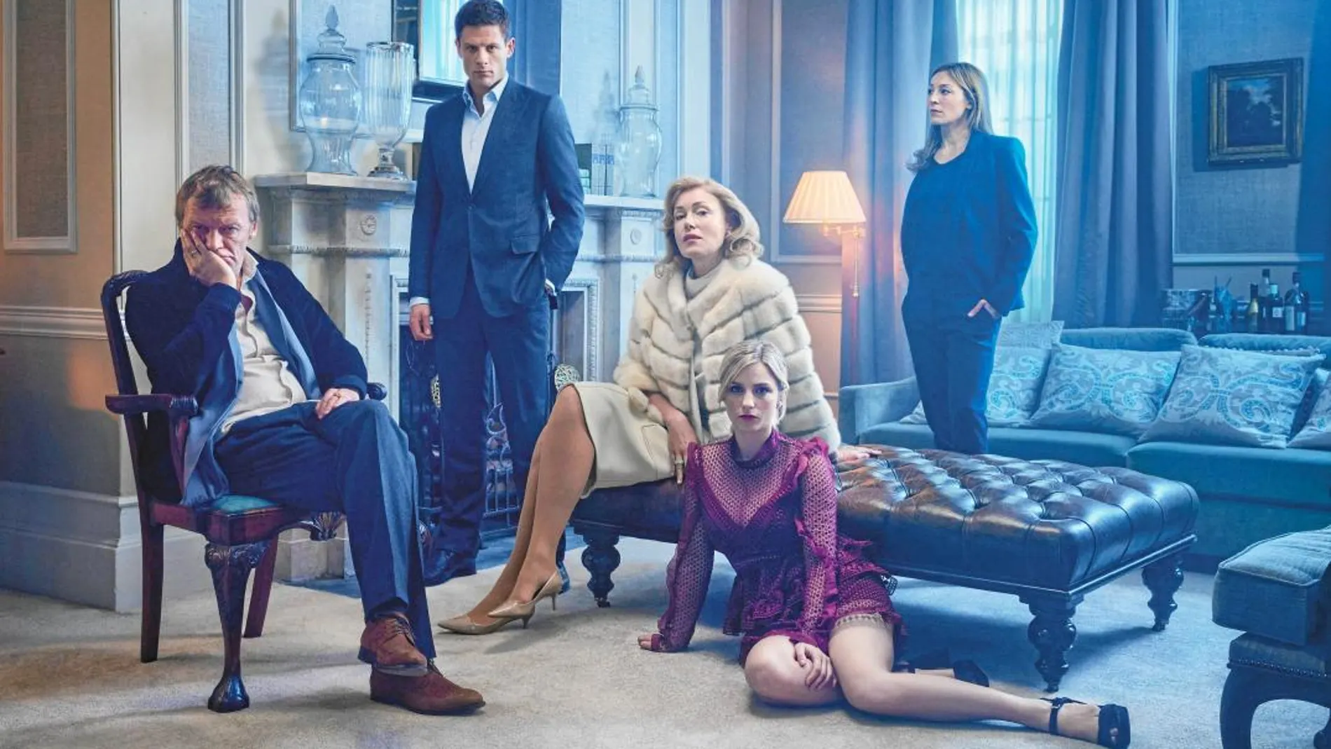 Los principales protagonistas de «McMafia», serie producida por BBC