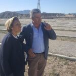 La consejera de Agua, Agricultura y Medio Ambiente, Adela Martínez-Cachá, visitó ayer el humedal situado en Lorca