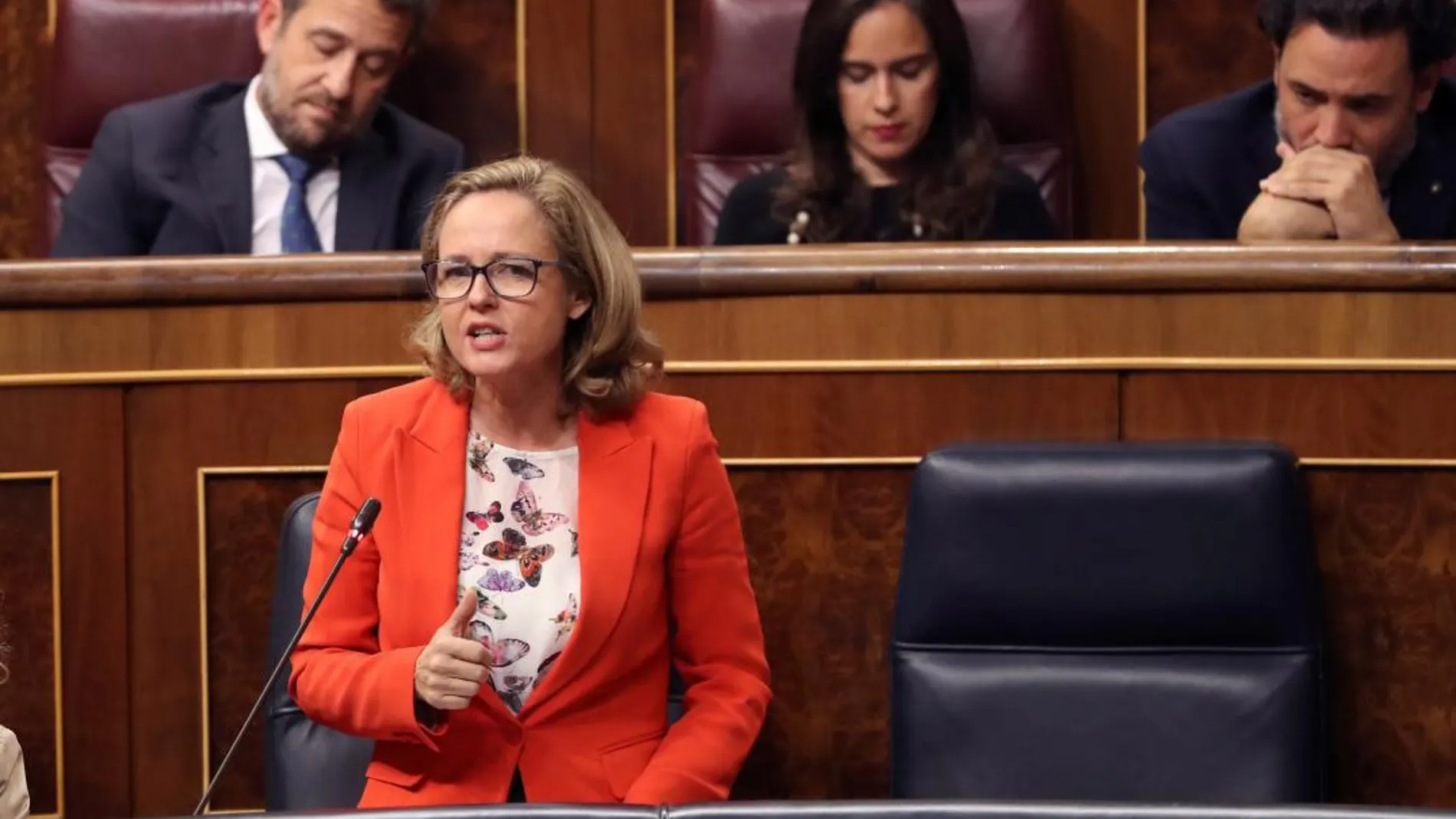 La ministra de Economía, Nadia Calviño, aseguró ayer que el plan presupuestario enviado a Bruselas es «realista y prudente»