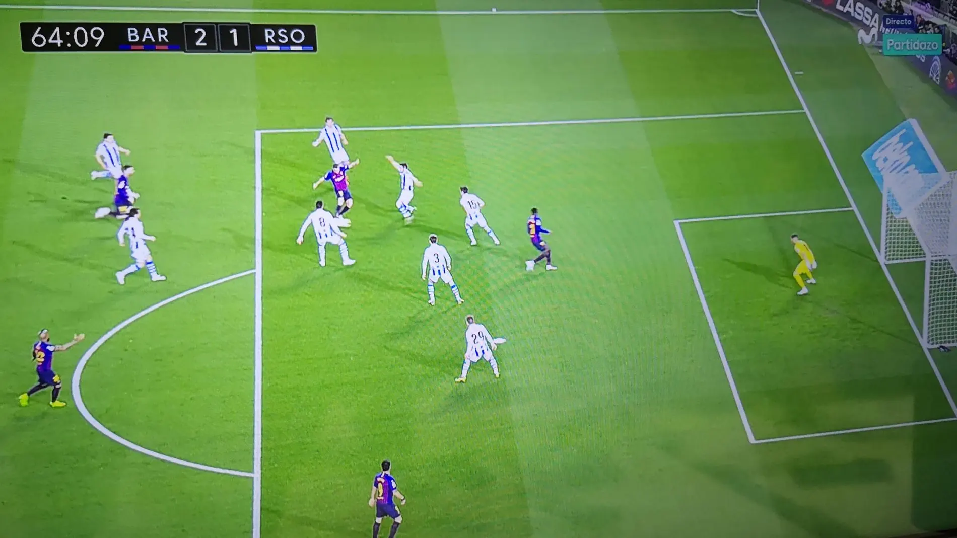 Polémica. ¿Estaba Dembélé en fuera de juego en el segundo gol del Barcelona a la Real?