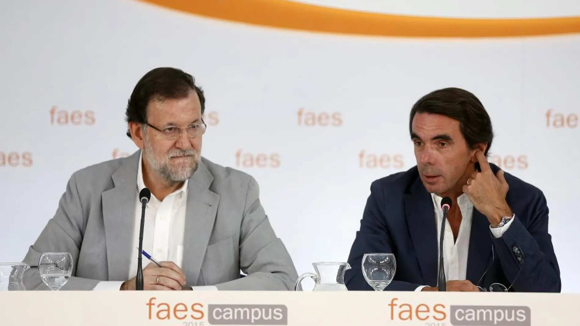 Marinao Rajoy, el pasado año, clausuara el Campus FAES.