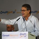 El líder de la antigua Ciu, Artur Mas